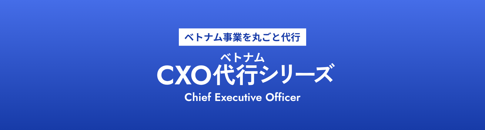 ベトナムCXO代行フルプラン